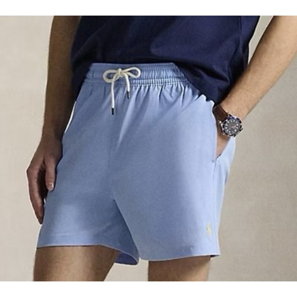 Polo Ralph Lauren Men 3XL Kailua Board Shorts Swim Trunks Island Blue 9" NEW